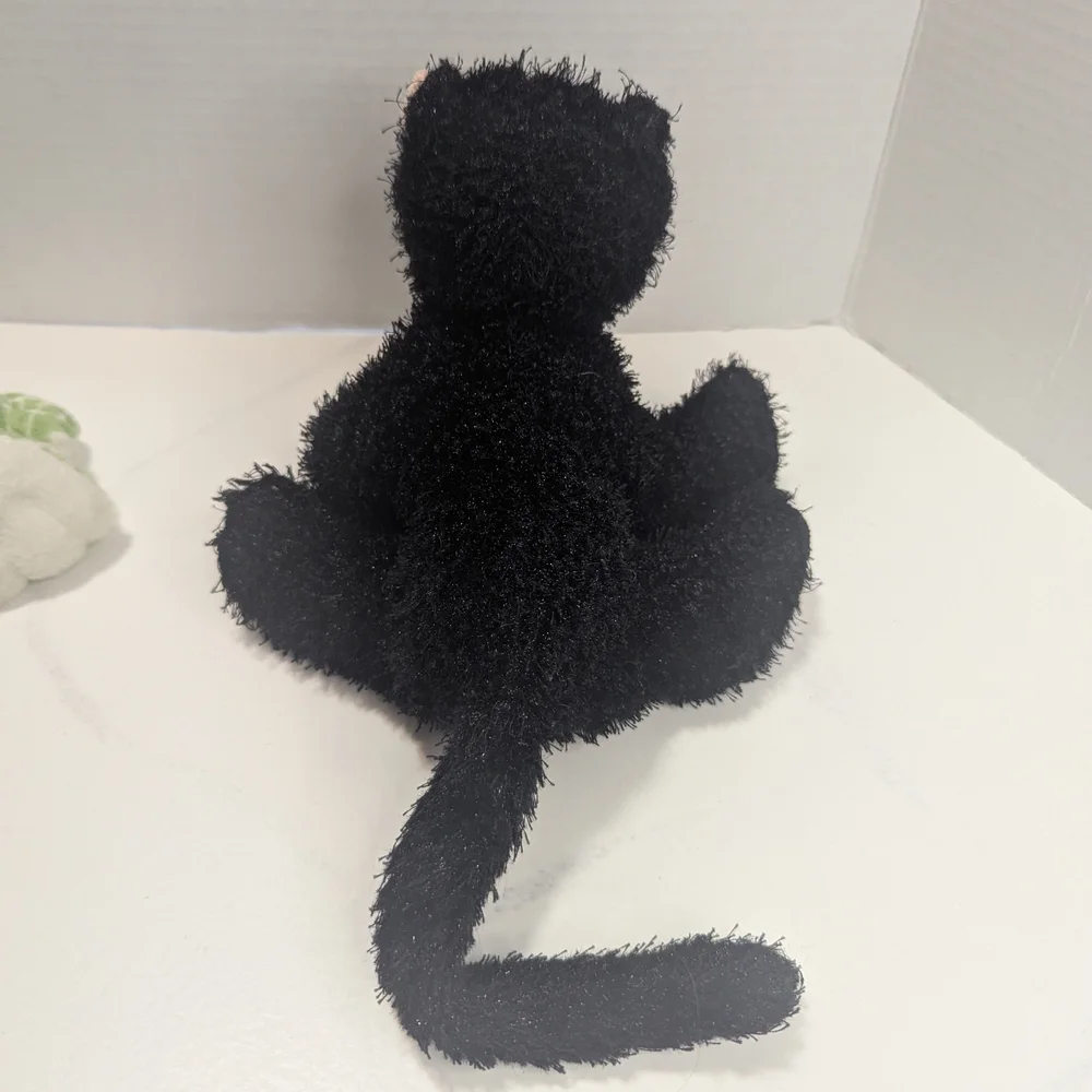 Webkinz Lot of 2: Spotted Frog (HM142) & Black Cat (HM135) Retired Plush No Code